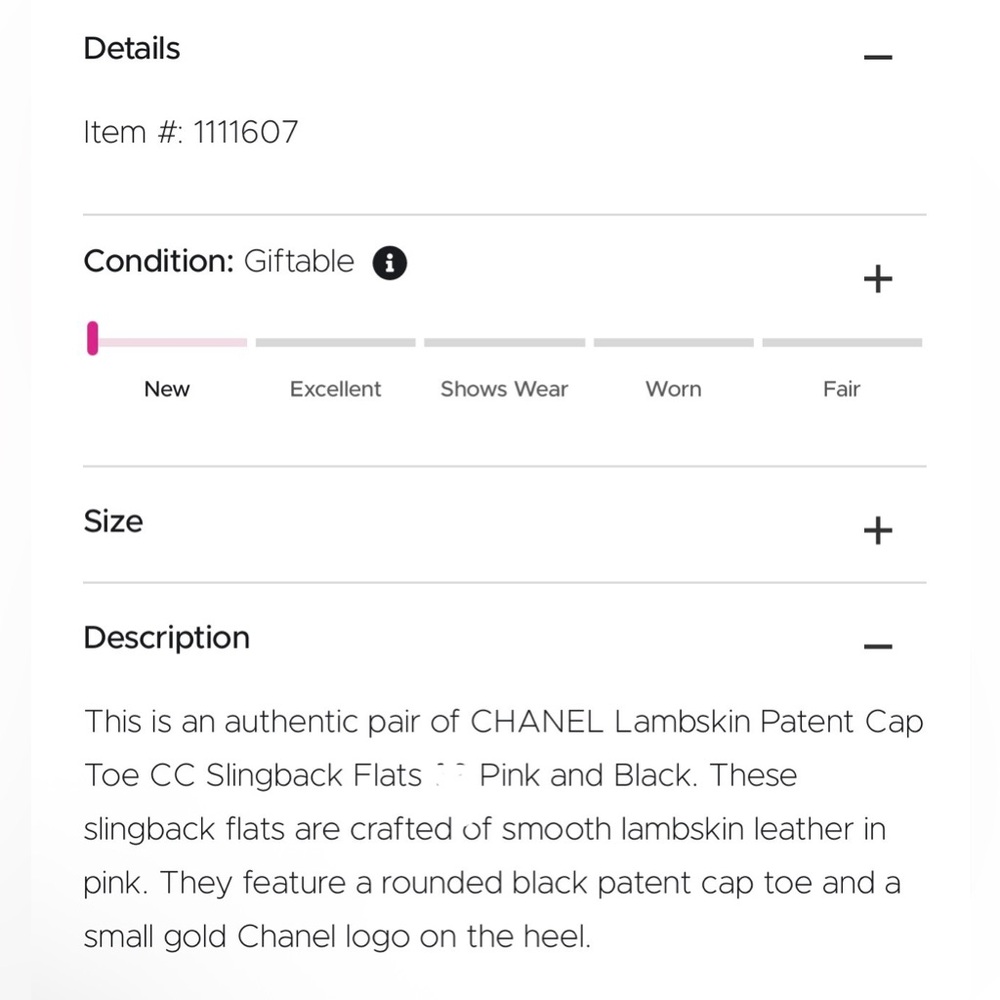 New CHANEL Fuchsia and Black Quilted Slingback Lambskin Flats 37/7 - Picture 3 of 16